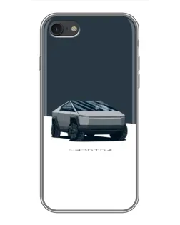 Чохол для iPhone 6 / 6s з картинкою «Сріблястий Cybertruck Tesla»