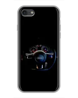 Чохол для iPhone 6 / 6s з картинкою «Салон Audi — кермо»