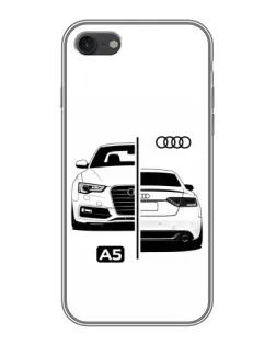 Чохол для iPhone 6 / 6s з картинкою «Audi — контрастний дизайн»