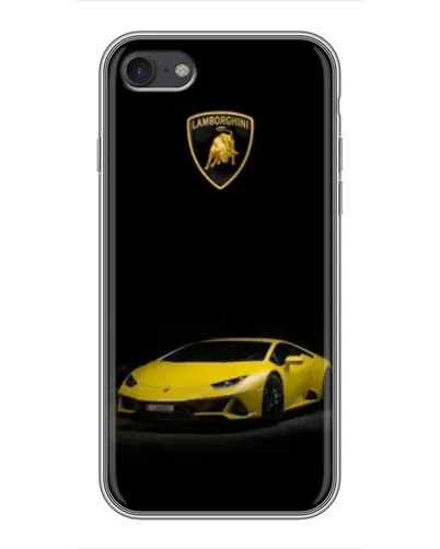 Чехол для iPhone 6 / 6s с картинкой «Lamborghini желтый акцент»