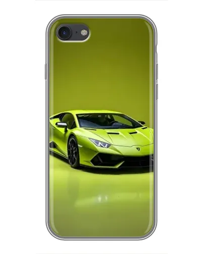 Чехол для iPhone 6 / 6s с картинкой «Салатовый Lamborghini Huracan»