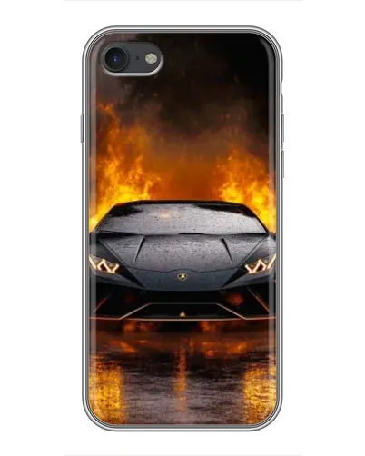 Чехол для iPhone 6 / 6s с картинкой «Lamborghini в огне»