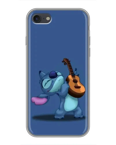 Чехол для iPhone 6 / 6s с картинкой «Стич с укулеле»