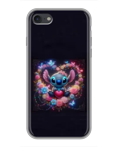 Чехол для iPhone 6 / 6s с картинкой «Stitch в цветах»