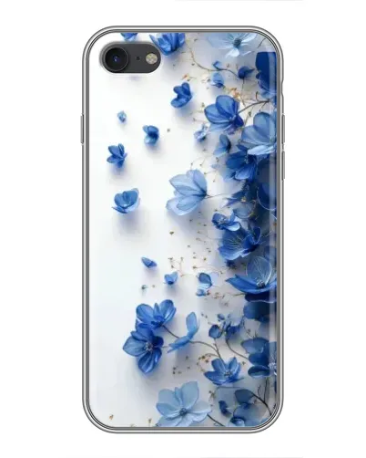 Чохол для iPhone 6 / 6s з картинкою «Блакитний квітковий каскад»