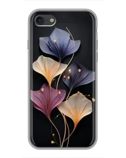 Чохол для iPhone 6 / 6s з картинкою «Лілові квіти грації»