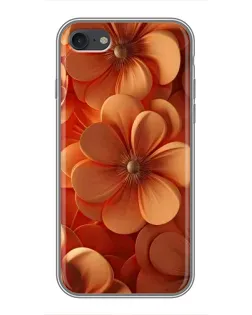Чохол для iPhone 6 / 6s з картинкою «Помаранчева макро квітка»
