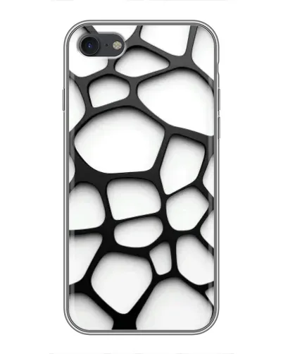 Чехол для iPhone 6 / 6s с картинкой «Белая объемная сетка» Чехол для iPhone 6 / 6s с картинкой «Белая объемная сетка»