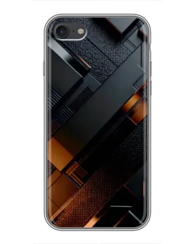 Чехол для iPhone 6 / 6s с картинкой «Черные геометрические блоки» Чехол для iPhone 6 / 6s с картинкой «Черные геометрические блоки»