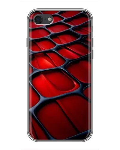Чехол для iPhone 6 / 6s с картинкой «Красная глянцевая сетка» Чехол для iPhone 6 / 6s с картинкой «Красная глянцевая сетка»