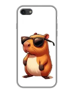 Чехол для iPhone 6 / 6s с картинкой «Капибара в очках»