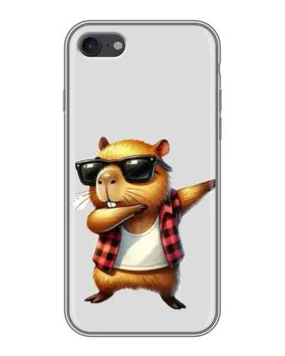 Чехол для iPhone 6 / 6s с картинкой «Капибара рэпер даб»