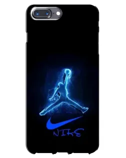 Чехол для iPhone 7 Plus с картинкой «Jordan Neon Blue»