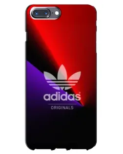 Чехол для iPhone 7 Plus с картинкой «Adidas Red Neon» Чехол для iPhone 7 Plus с картинкой «Adidas Red Neon»