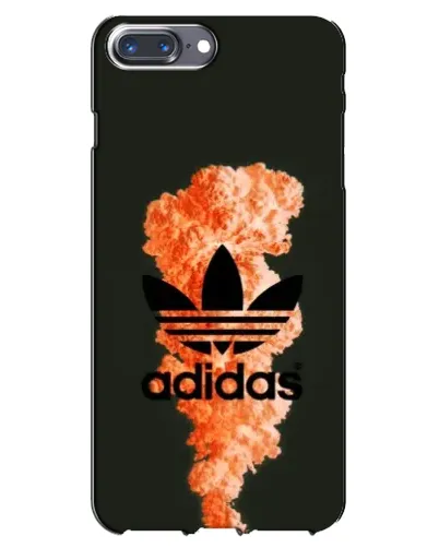 Чехол для iPhone 7 Plus с картинкой «Оранжевый дым Adidas»