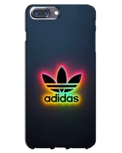 Чехол для iPhone 7 Plus с картинкой «Неоновый Adidas»