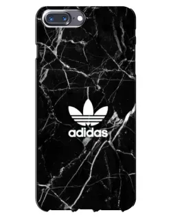 Чехол для iPhone 7 Plus с картинкой «Белый мрамор Adidas»