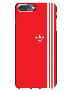 Чехол для iPhone 7 Plus с картинкой «Красный минимализм Adidas»