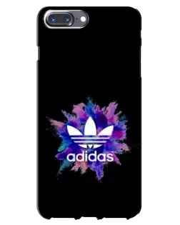 Чехол для iPhone 7 Plus с картинкой «Взрыв красок Adidas»