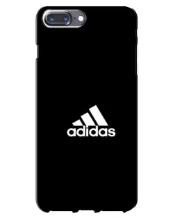 Чехол для iPhone 7 Plus с картинкой «Черная классика Adidas»