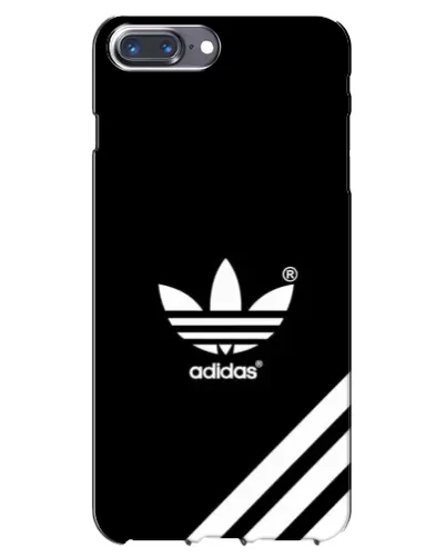 Чехол для iPhone 7 Plus с картинкой «Adidas с диагональными полосами»