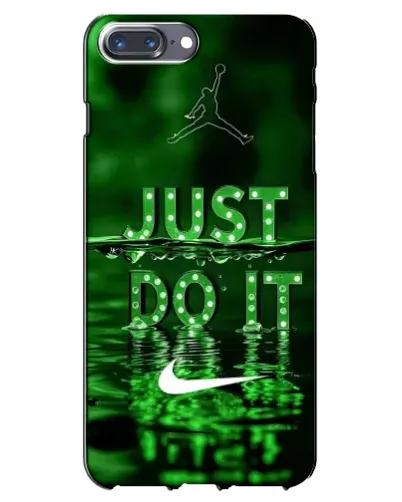 Чехол для iPhone 7 Plus с картинкой «Зеленый неоновый Nike»