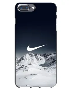 Чохол для iPhone 7 Plus з картинкою «Nike — зимові гори»