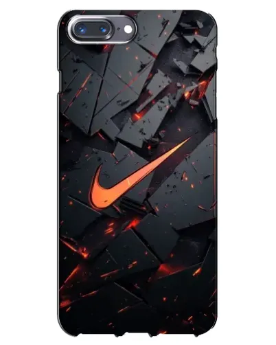 Чехол для iPhone 7 Plus с картинкой «Nike — эффект разломов»