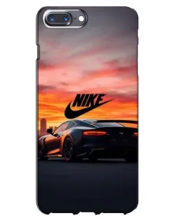 Чохол для iPhone 7 Plus з картинкою «Nike та суперкар»