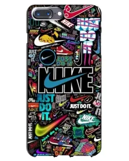 Чохол для iPhone 7 Plus з картинкою «Яскравий колаж Nike»