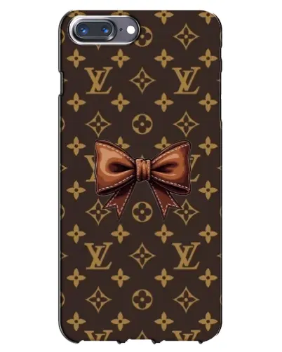 Чехол для iPhone 7 Plus с картинкой «LV с бантом»