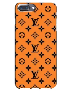 Чехол для iPhone 7 Plus с картинкой «Оранжевый стиль LV»