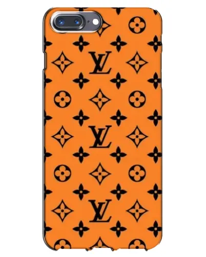 Чехол для iPhone 7 Plus с картинкой «Оранжевый стиль LV»