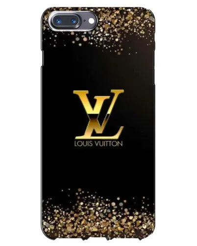 Чехол для iPhone 7 Plus с картинкой «LV — золотые искры»