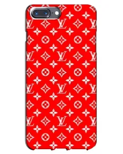 Чехол для iPhone 7 Plus с картинкой «Яркий паттерн LV»