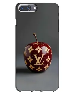 Чехол для iPhone 7 Plus с картинкой «Красное яблоко LV»