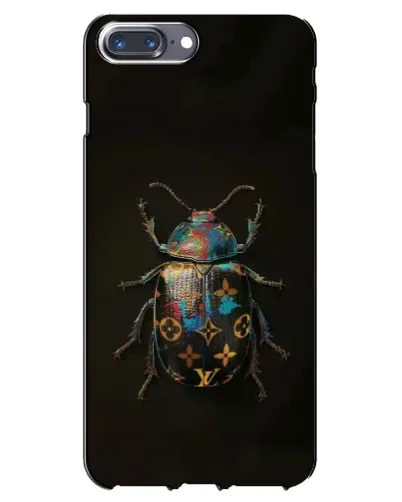 Чехол для iPhone 7 Plus с картинкой «LV — мраморный принт»