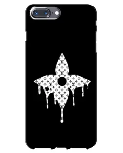 Чехол для iPhone 7 Plus с картинкой «Цветочная монограмма»