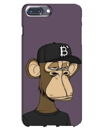 Чехол для iPhone 7 Plus с картинкой «Bored Ape в кепке»