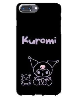Чехол для iPhone 7 Plus с картинкой «Kuromi — черный минимализм» Чехол для iPhone 7 Plus с картинкой «Kuromi — черный минимализм»