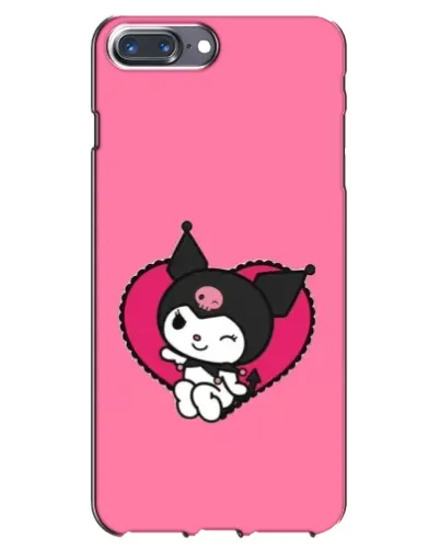 Чехол для iPhone 7 Plus с картинкой «Kuromi — любовь в сердце»