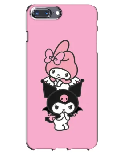 Чехол для iPhone 7 Plus с картинкой «My Melody и Kuromi»