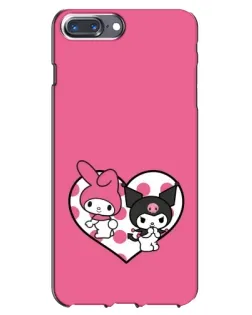 Чехол для iPhone 7 Plus с картинкой «Kuromi и My Melody» Чехол для iPhone 7 Plus с картинкой «Kuromi и My Melody»