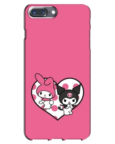 Чехол для iPhone 7 Plus с картинкой «Kuromi и My Melody»