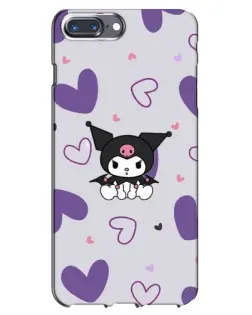 Чехол для iPhone 7 Plus с картинкой «Kuromi и лавандовые сердца» Чехол для iPhone 7 Plus с картинкой «Kuromi и лавандовые сердца»