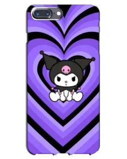 Чехол для iPhone 7 Plus с картинкой «Kuromi и фиолетовые сердца» Чехол для iPhone 7 Plus с картинкой «Kuromi и фиолетовые сердца»