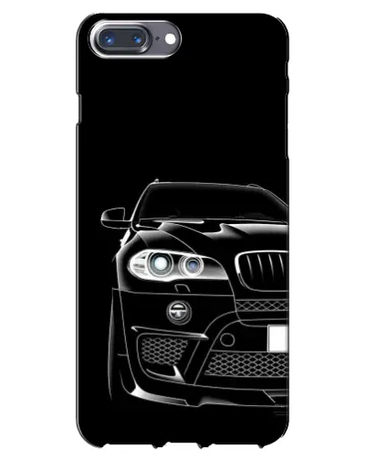 Чохол для iPhone 7 Plus з картинкою «Темний силует BMW»
