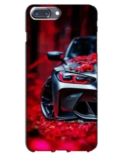 Чохол для iPhone 7 Plus з картинкою «Спортивна BMW та квіти» Чохол для iPhone 7 Plus з картинкою «Спортивна BMW та квіти»