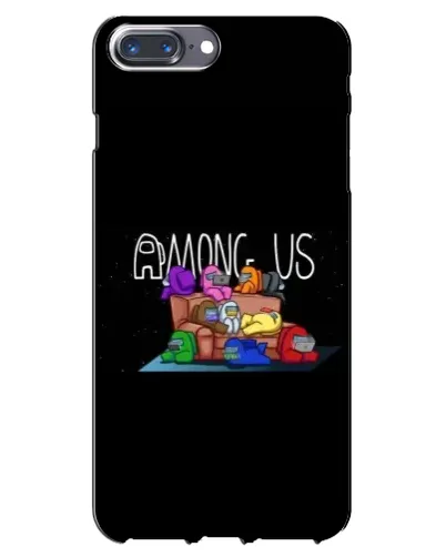 Чохол для iPhone 7 Plus з картинкою «Логотип Among Us»