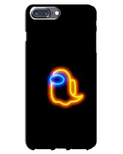 Чохол для iPhone 7 Plus з картинкою «Among Us неонове сяйво»